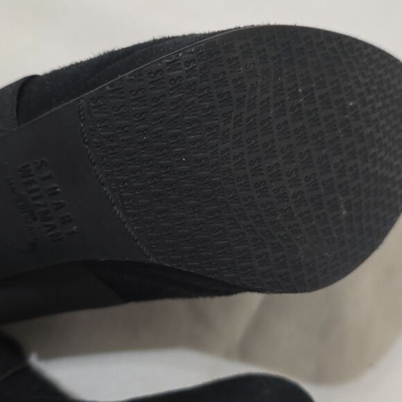Stuart Weitzman | Kilgore black suede ankle boots 7.5 - Picture 7 of 12